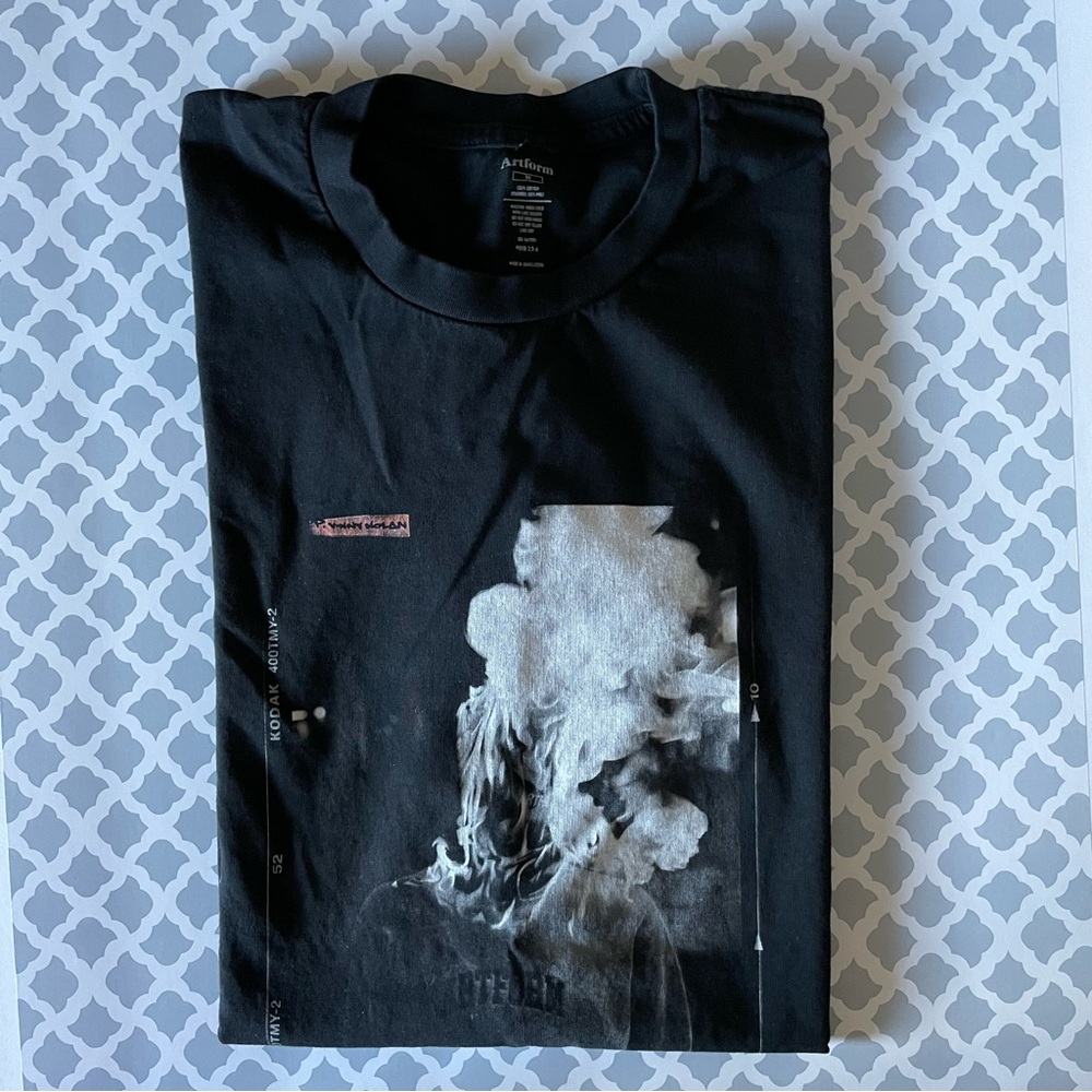 Artform Black Short Sleeve Tee with Bold Graphic